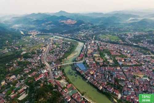 Toàn cảnh Cao Bằng từ trên cao